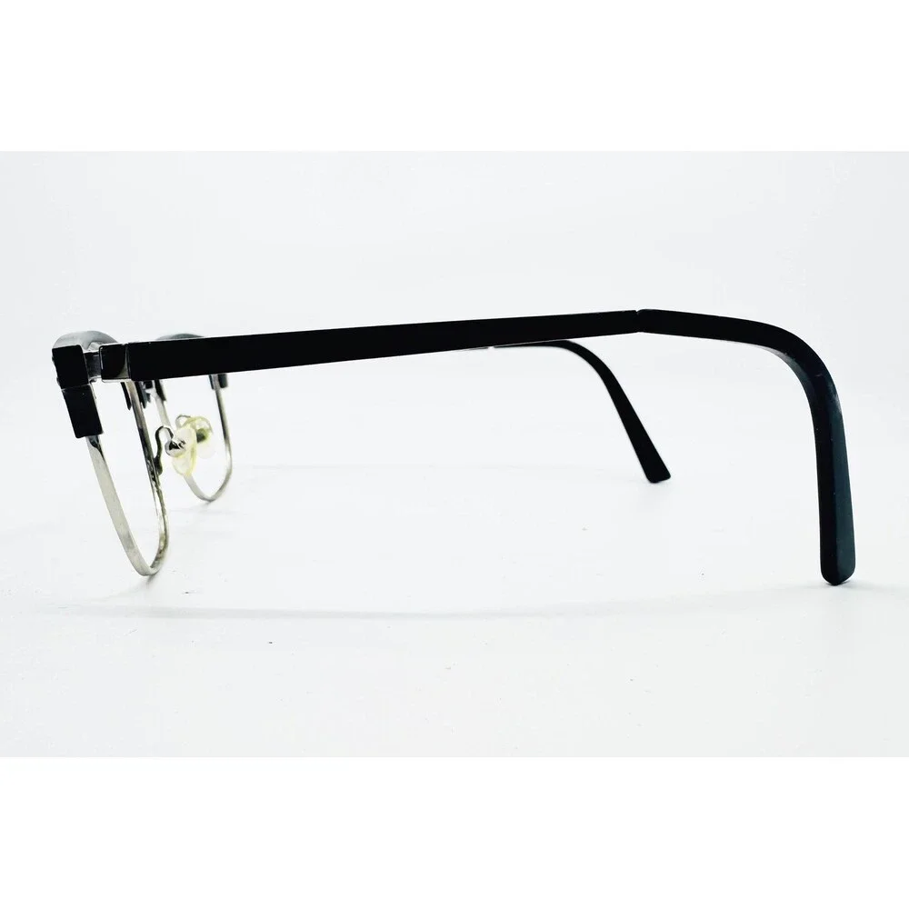 Maison Eyeglasses Mens Black Silver Clubmaster Frames D29 51-18-145